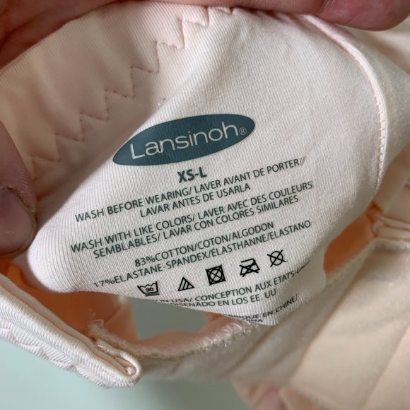 Lansinoh simple wishes hands free pumping bra nude XS-L - Picture 4 of 5